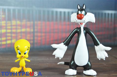 Collectibles Looney Tunes Bendable Figures Tweety And Sylvester Looney