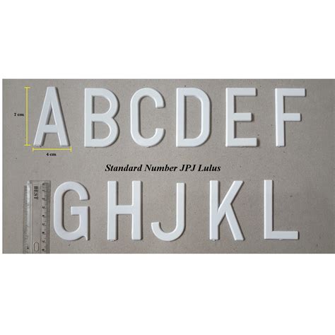 Jpj running car plate number is collection that does not fall under category golden number, attractive number, and popular number. Nombor Plate Kereta Standard JPJ Lulus Huruf A-L / JPJ ...