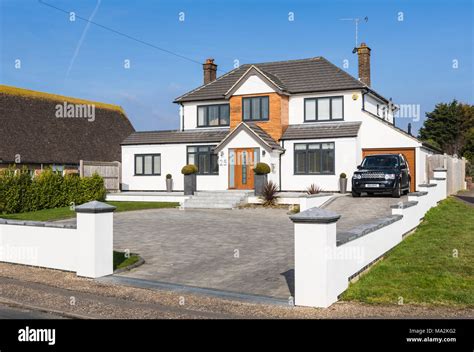 Large Modern New Detached House In A Town In West Sussex England Uk