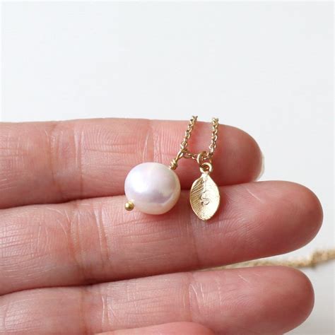 Gold Wedding Bridesmaid Pearl Necklace Set Set Of 1 10 Etsy