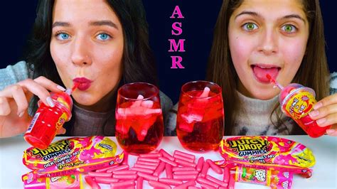 Asmr Pink Foods Splash N Lik Push Pop Juicy Drop Candy Most Popular