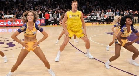 Rob Gronkowskis Penis Fell Out At Center Court Of The Laker Game