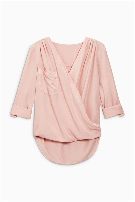 Buy Tencel Wrap Top From The Next Uk Online Shop Tops Fashion Tops