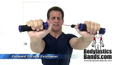 Resistance Band Arm Exercises With Bodylastics Youtube