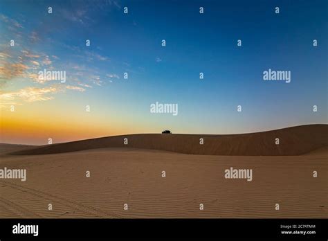 Beautiful Desert Landscape View In Al Hofuf Saudi Arabia Stock Photo