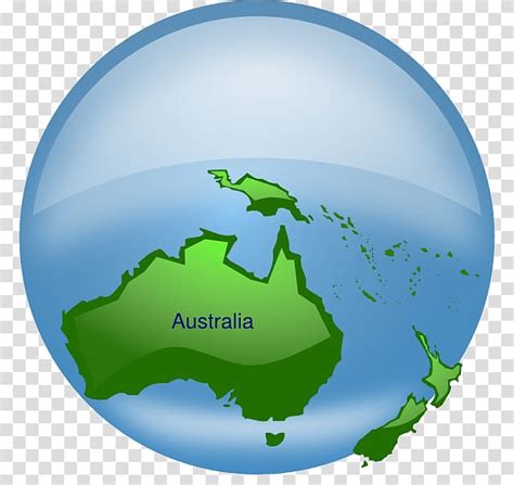 Globe Earth Australia Globe Australia Transparent Background Png