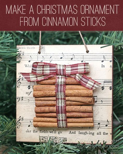 Cinnamon Stick Christmas Ornament Carla Schauer Designs