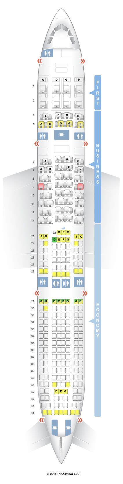 Seatguru Seat Map Swiss Airbus A330 300 333 Seatguru Seatguru