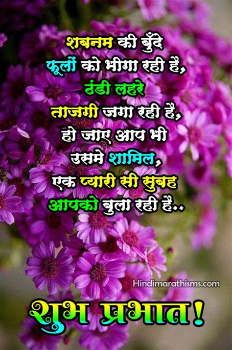 सुप्रभात शुभ प्रभात सुविचार Good Morning Quotes Wishes Msg Hindi