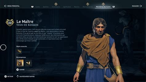 Soluce Assassin S Creed Odyssey Trouver Et Tuer Les Membres Du