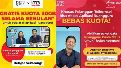 Kuota gratis untuk belajar daring. Cara Aktifkan Kuota Gratis Indosat & Telkomsel 30 GB ...