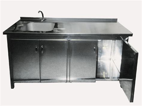 Local stainless steel experts for stainless steel cabinets with the talent, tools, and experience to make your vision a reality on any job, big or small. Hot Item Cabinet with Sink (PTCS-715) | Stainless steel ...