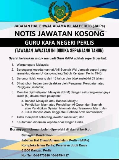 Maybe you would like to learn more about one of these? Iklan Jawatan Kosong Jabatan Hal Ehwal Agama Islam Perlis ...