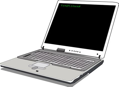 Laptop Computer Notebook Clip Art At Clker Vector Clip Art Clipartix