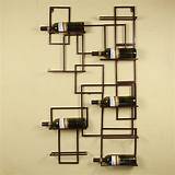 Pictures of Metal Wine Racks Wall Mounted