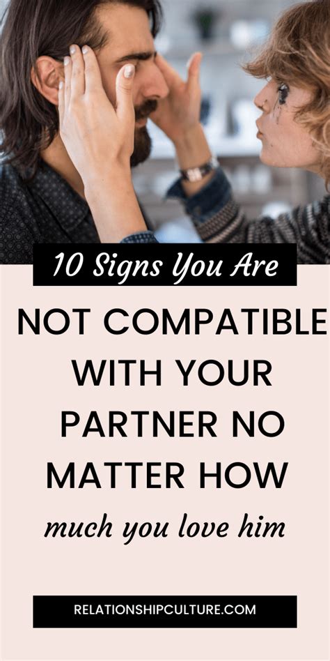 10 obvious signs you are not compatible with your partner relationship culture