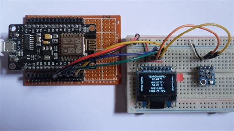 Weather Station Using Esp8266 Nodemcu With Ssd1306 Oled And Bme280
