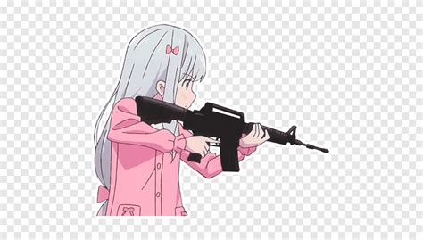 Anime Pfp With Gun How Unlikely Spin Off Sword Art