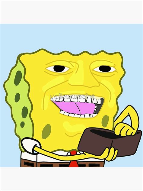 Spongebob Meme Face Wallet