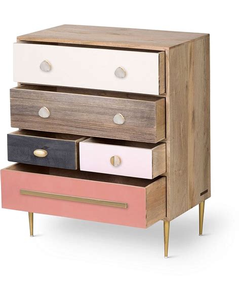 gal unstained mango wood chest of drawers oliver bonas furniture wood chest dresser design