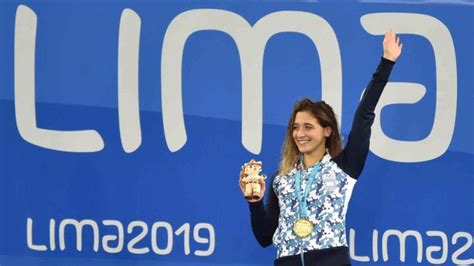 She participated in the 2017 fina world junior swimming championships where she won two gold medals. Delfina Pignatiello lleva once semanas sin entrenar y ...