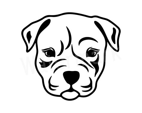 Icon in.svg,.eps,.png and.psd formats how to edit? Pitbull SVG Silhouette Clipart Dog Head Dog Lover Dog Mom ...