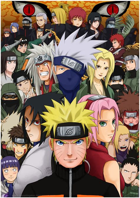 Naruto All Characters Wallpaper Posted By Michelle Mercado