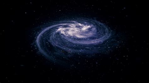 Rotating Spiral Galaxy Deep Space 4k Animation Motion