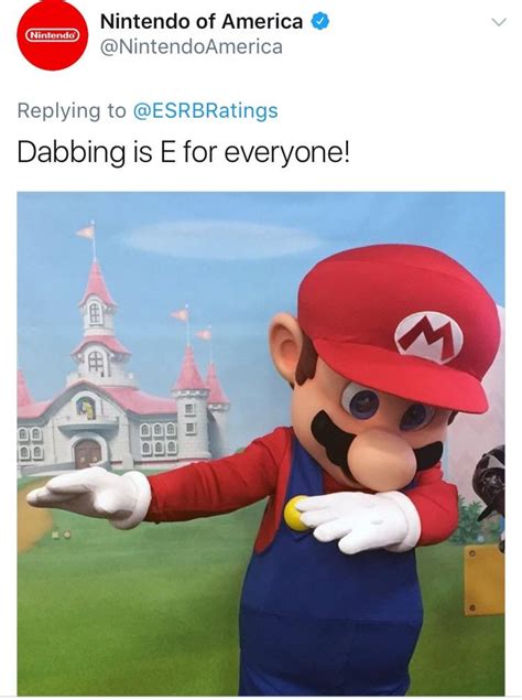 Dabbing Is Rated E For Everyone Nintendo Know Your Meme