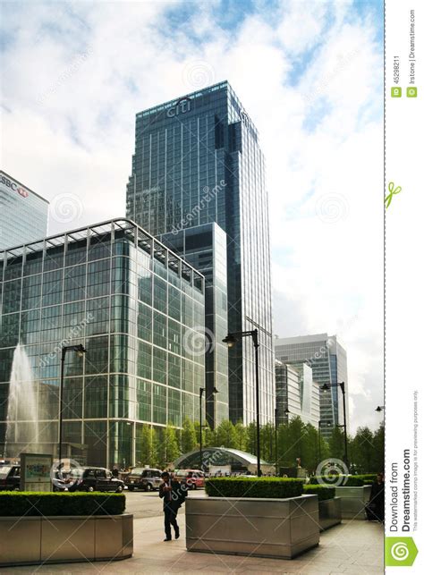 London Uk May 14 2014 Office Buildings Modern Architecture Of