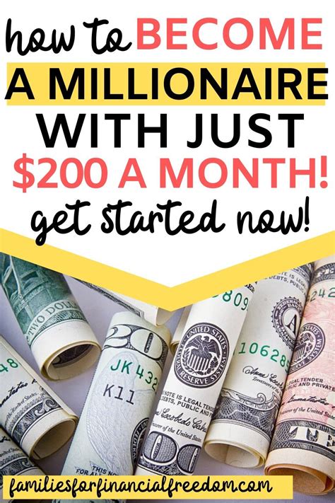 How To Become A Millionaire Investing Just 200 Per Month Investing