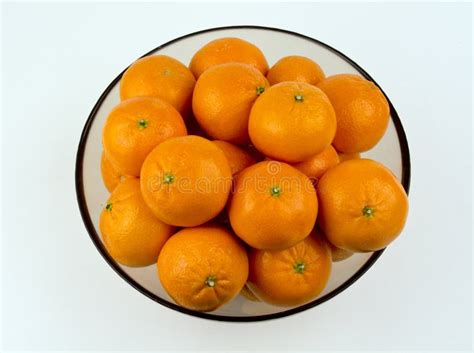Mandarin Oranges From The Top Stock Photo Image Of Horizontal Pulp