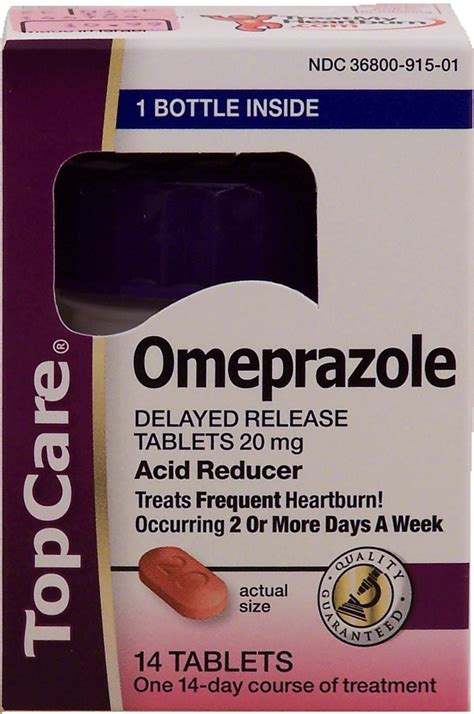 Groceries Express Com Product Infomation For Top Care Omeprazole 20 Mg