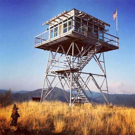 Hirz Mountain Fire Lookout Cabin Vacation Lookout Tower Cabin