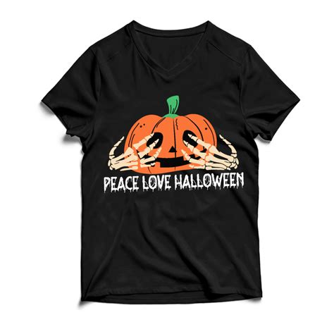 Peace Love Halloween T Shirt Design Peace Love Halloween Svg Cut File Halloween Svg Design