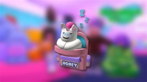 How To Get The Free Sleepy Honey The Unicorn Backpack Avatar Item In