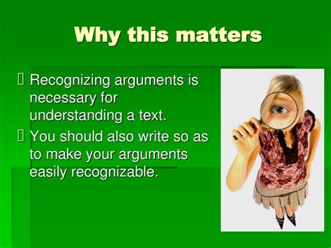 PPT - Recognizing arguments PowerPoint Presentation, free download - ID:38142