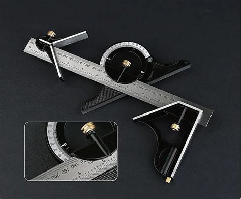 12 Tri Square Ruler Combination Tools For Woodworking Multi Angle