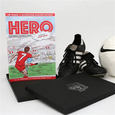 Create Your Own Personalised Football Comic Book By Soccer