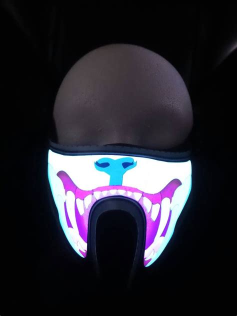 Bear Led Sound Activated Rave Mask For Dj Edc Ultra Music Etsy