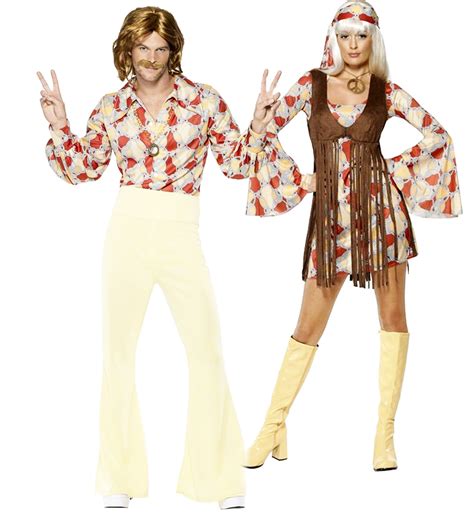 1960s Groovy Hippie Mens Ladies Fancy Dress 60s 70s Hippy Adult Sixties Costume Ebay