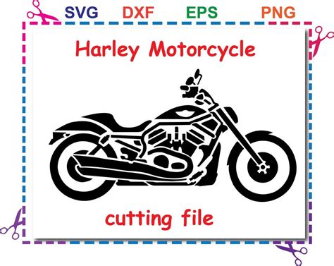 Ai (adobe illustrator) eps (encapsulated postscript). motorcycle clipart, harley svg, motorbike vector, Svg Eps ...