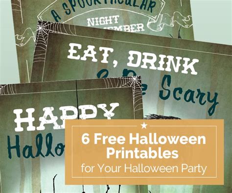 6 Free Halloween Printables For Your Halloween Party Thegoodstuff