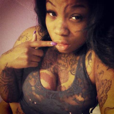 Tattooed Hood Cutie Semi Nude Shesfreaky