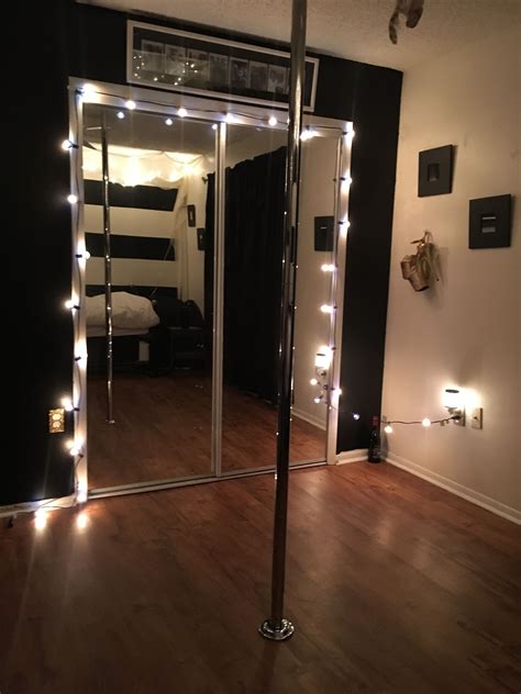 Home Pole Studio Xpole Target Lights 8in Gold Pleasers Dance Room