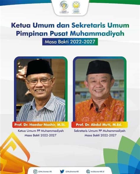 Selamat Sukses Atas Terpilihnya Ketua Umum Sekretaris Umum Pimpinan