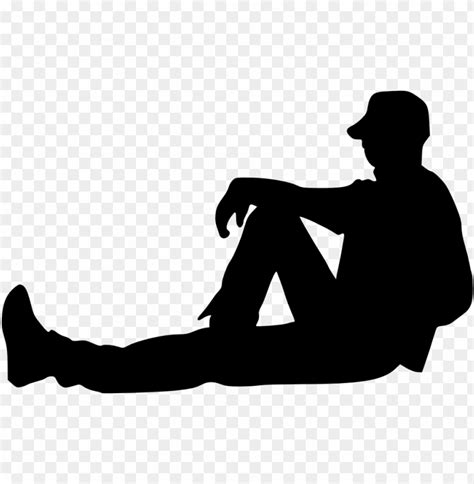 People Sitting Silhouette Png Free Png Images Toppng