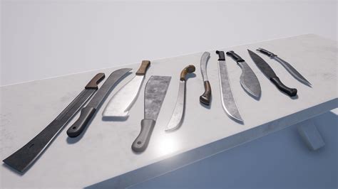 Machete Styles By Erhan Yilmaz In Weapons Ue4 Marketplace