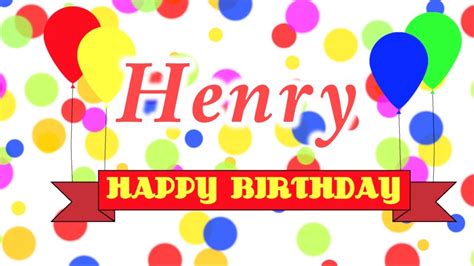 happy birthday henry song youtube