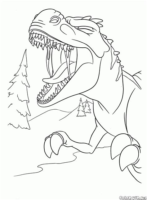 Eddie coloring page from ice age category. Coloring page - Ice Age: Dawn of the Dinosaurs